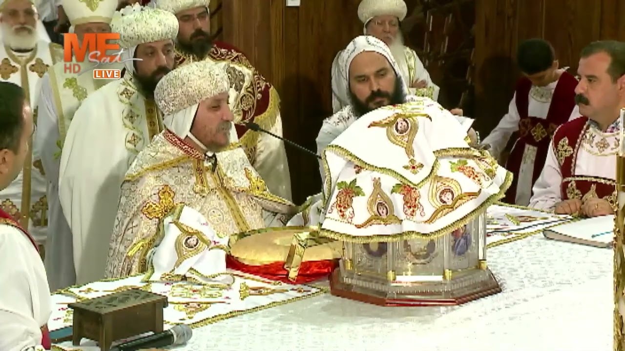جانب من قداس سيامة آباء أساقفة جدد في الكاتدرائية المرقسية الكبرى بالأنبا رويس في العباسية.
