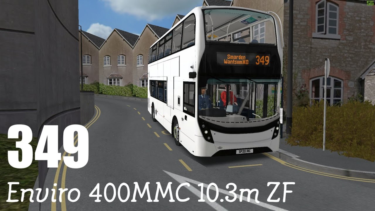 Enviro400MMC ZF 10.3m 2DR Smarden 349 (Coppards Lane to Bus Stn A5) [OMSI 2]