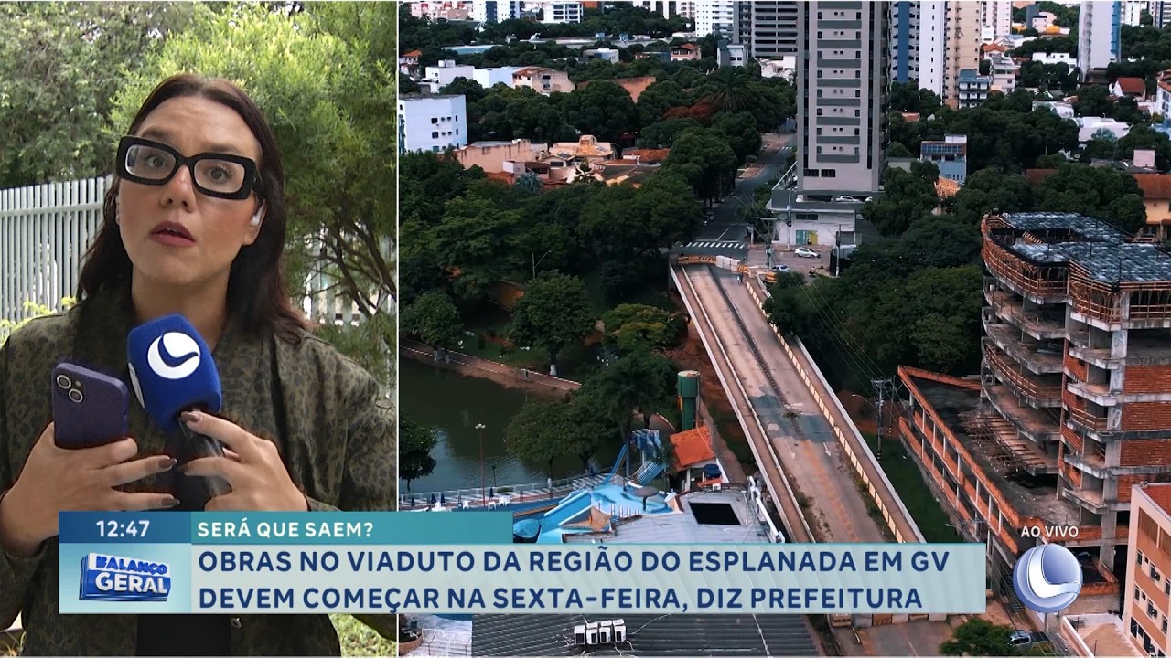 Obras: Viaduto do Esplanada começa sexta em Governador Valadares, diz prefeitura.