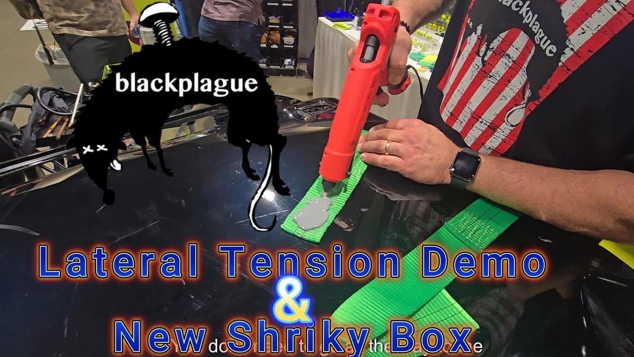 Black Plague Tools with Keith Cosentino - Lateral Tension - New Shrinky Box - MTE 2025 Tool Show