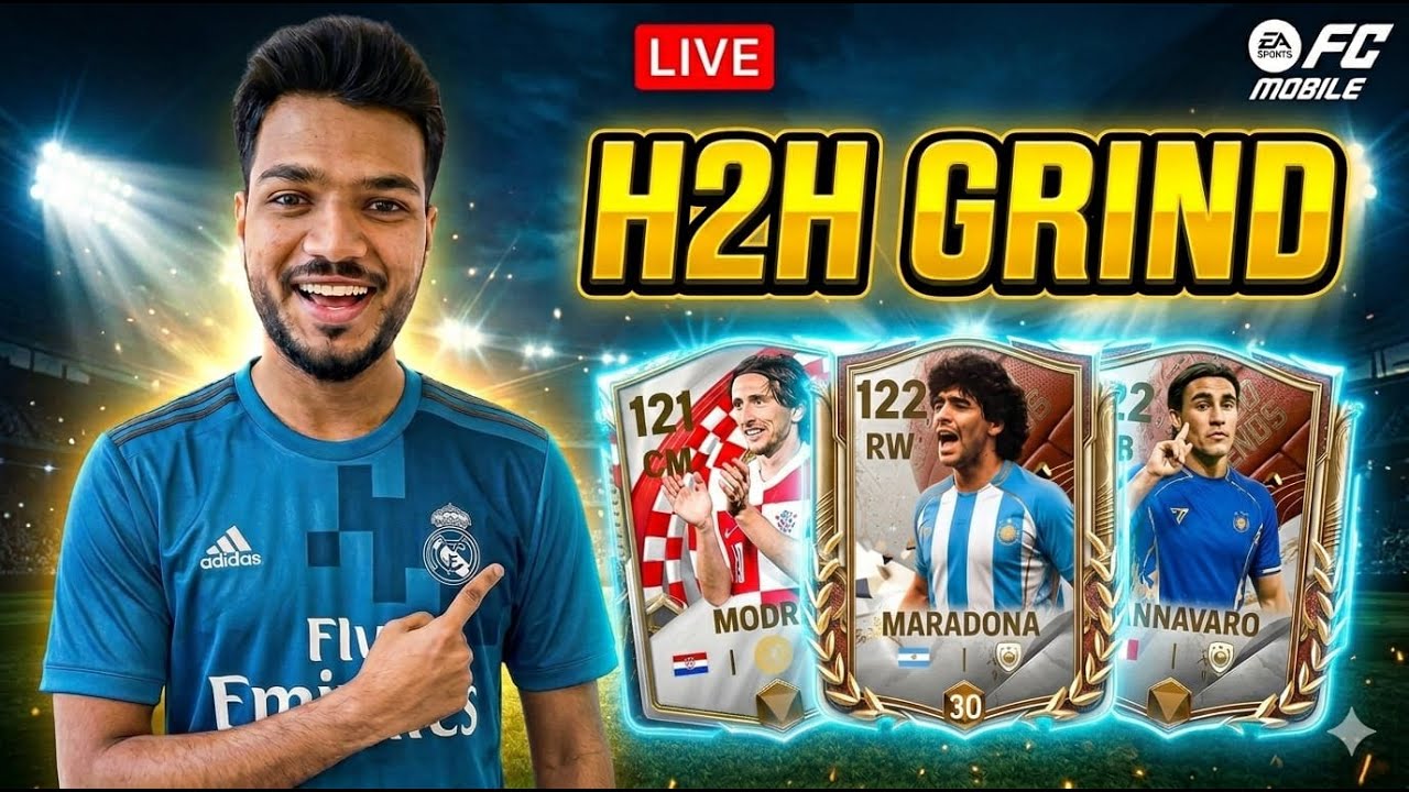 Can We Reach 50 Stars Today? 😈 H2H Grind | FC Mobile