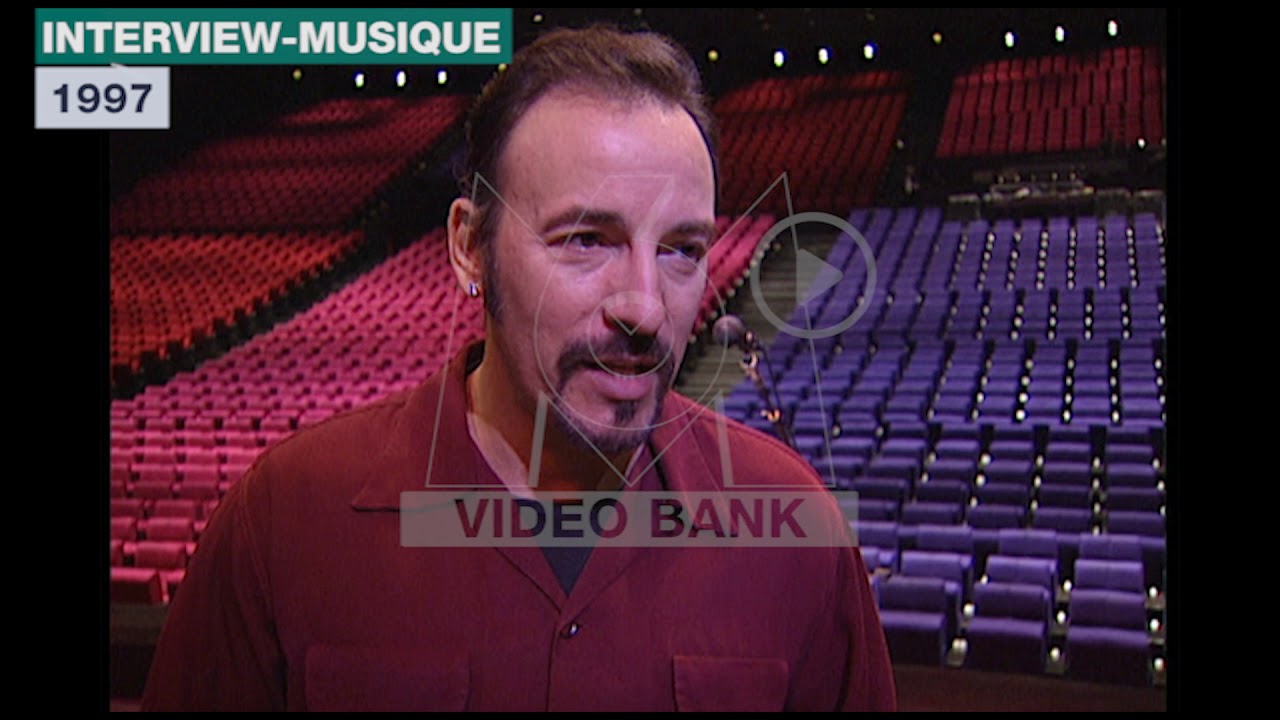 Extrait archives M6 Video Bank // Bruce Springsteen (Plus vite que la musique - 1997)