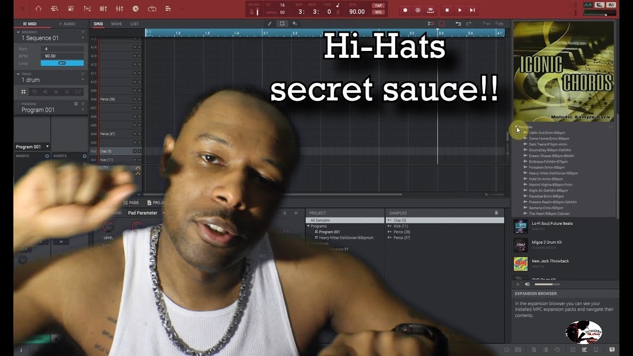 Da Drank Kang - HiHat trick using Delay Sync on MPC X