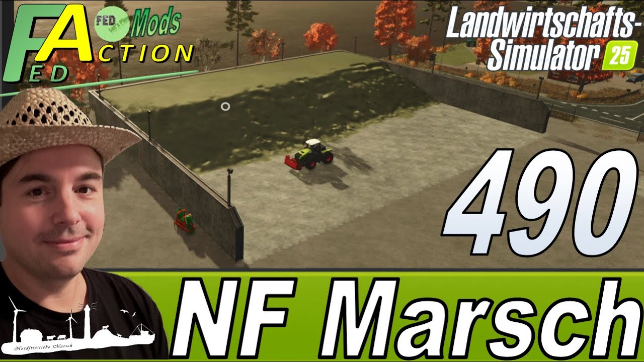 LS25 🚜 490 NF Marsch 4fach XXL Silo mit 14 Mio. Liter Häckselgut #landwirtschaftssimulator25