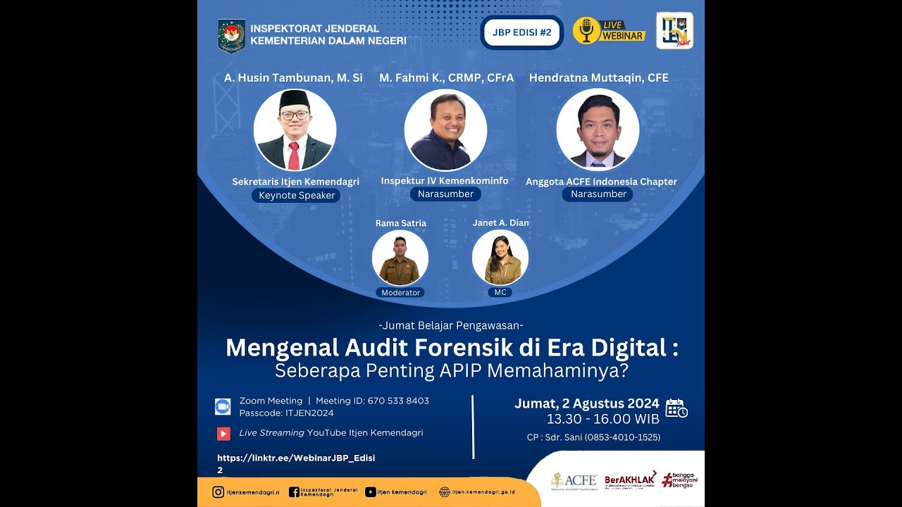 Webinar #JumatBelajarPengawasan Edisi 2