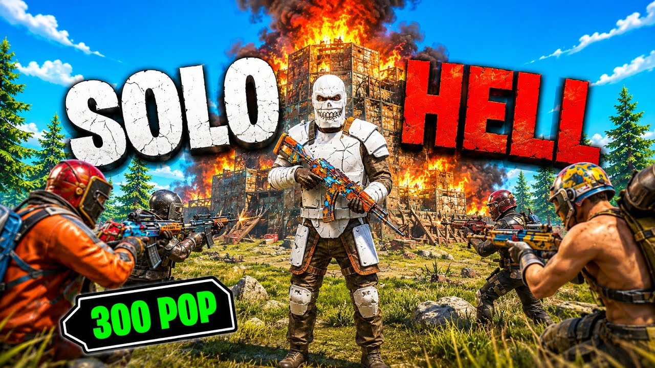 Trying To Survive A 300 Pop Server As A Solo&hellip; | Oxide Survival Island
