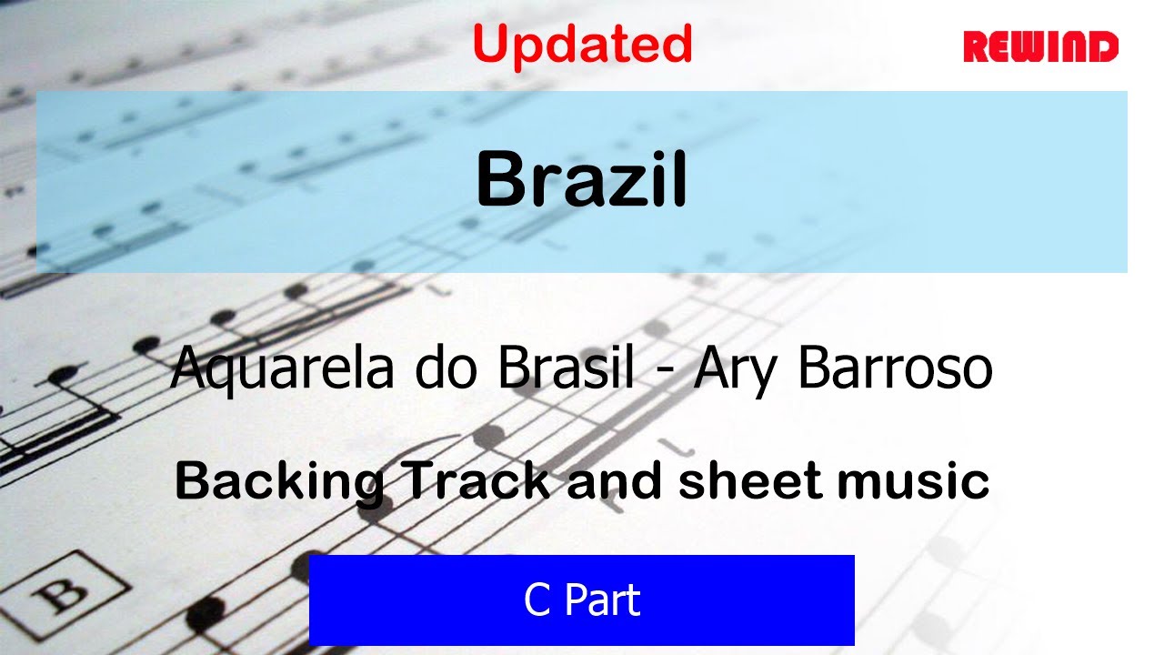 Brazil V2 : Ary Barroso : C Instruments Playalong Backing Track