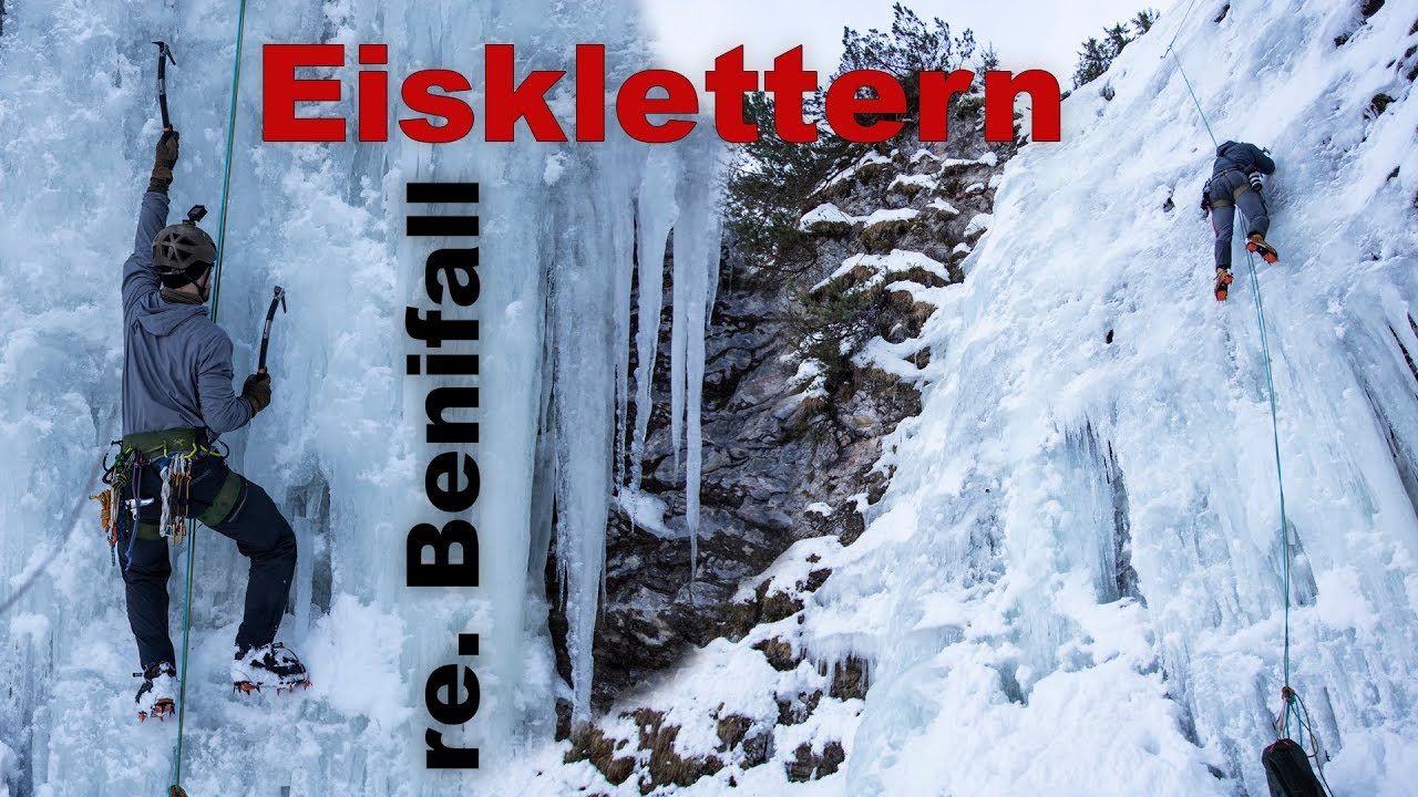 Eisklettern Garmisch - Rechter Benifall