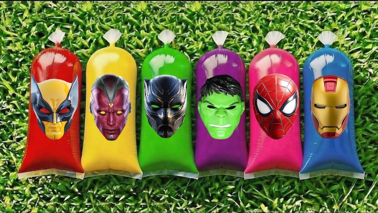 WHO ESCAPES FIRST? AVENGERS MARVEL Jelly Trap (IRONMAN, SPIDERMAN, THANOS,VENOM , BLACK PANTHER 