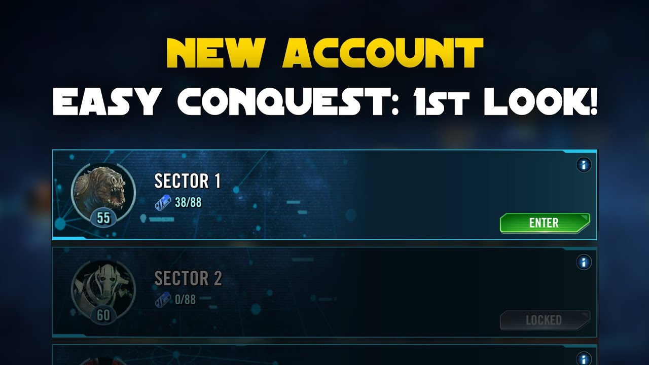 How EASY is Easy Conquest? | SWGOH