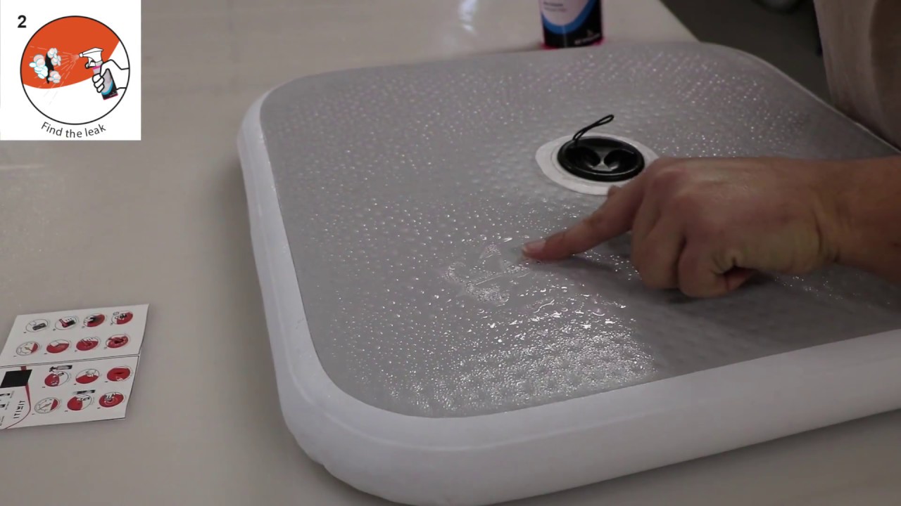 How to repair a hole on a stand up paddle or a kayak inflatable