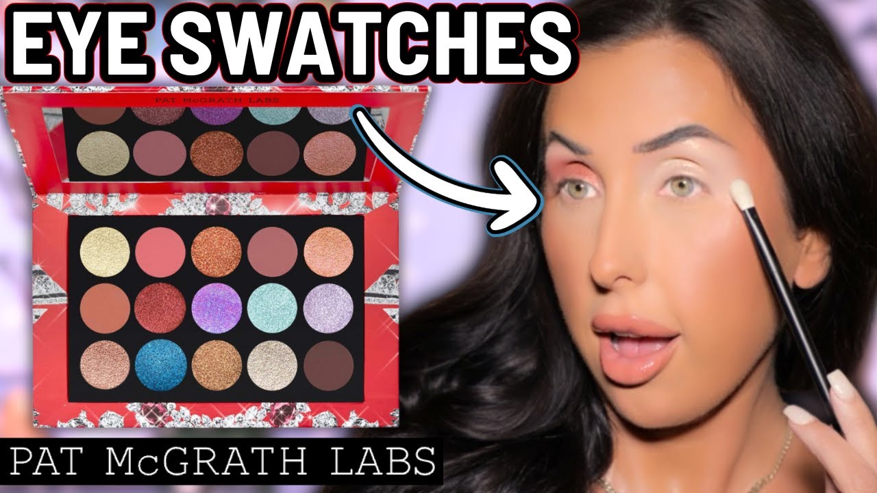 Pat McGrath Luminous Legends Mega Eyeshadow Palette HOT NEW RELEASE ALERT! Comparisons, Eye Swatches