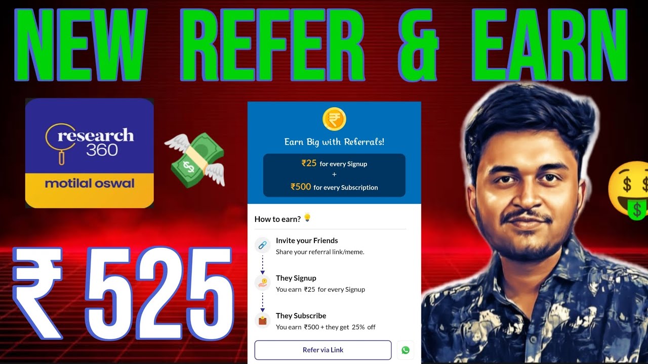 Research 360 App Refer And Earn || New Refer And Earn App || Refer And Earn 2025 || 🔥