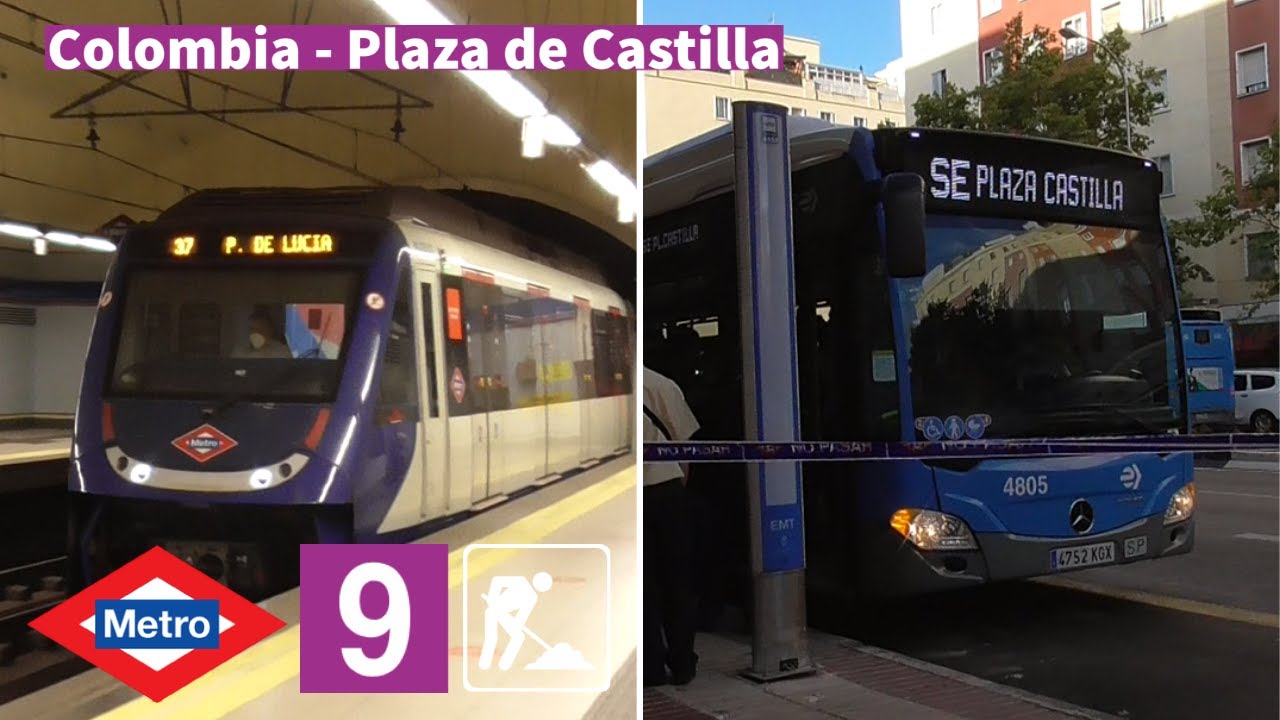 Obras en Colombia - Plaza de Castilla L9 | Efectos de Obras