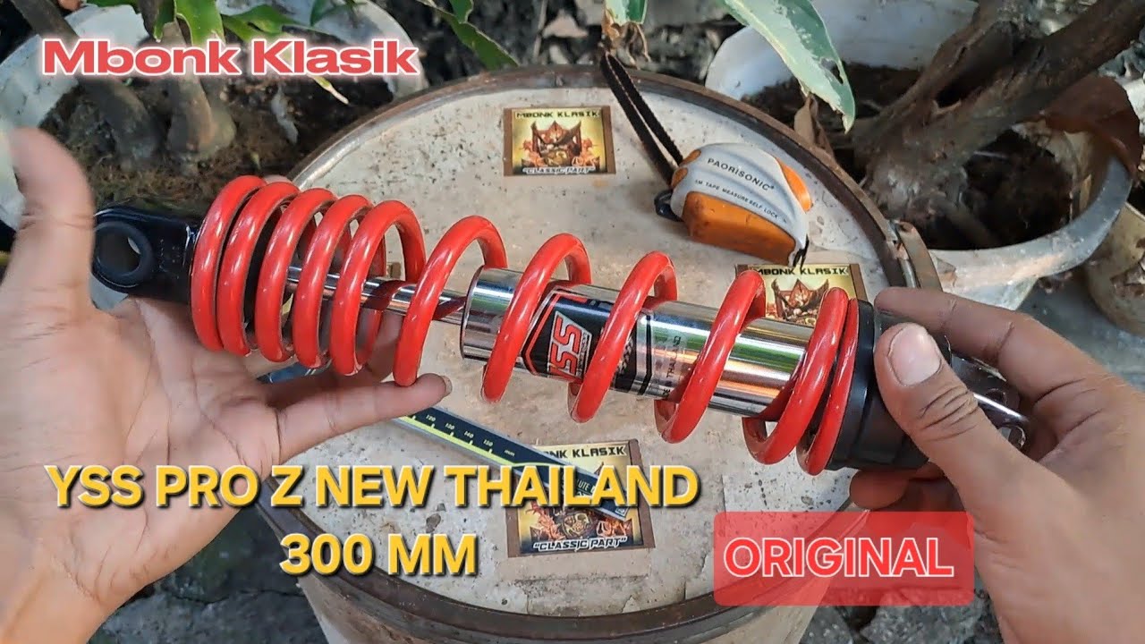 REVIEW ‼️ SHOCKBREAKER SHOCK YSS PRO Z NEW THAILAND 300 MM ORIGINAL 🔴⚪️ #shockbreaker @mbonkklasik
