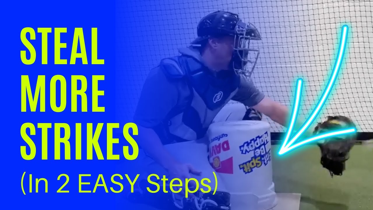 Want to steal more pitches?  Try this 2 Step Drill for Catcher Framing | Baseball Catching Drills