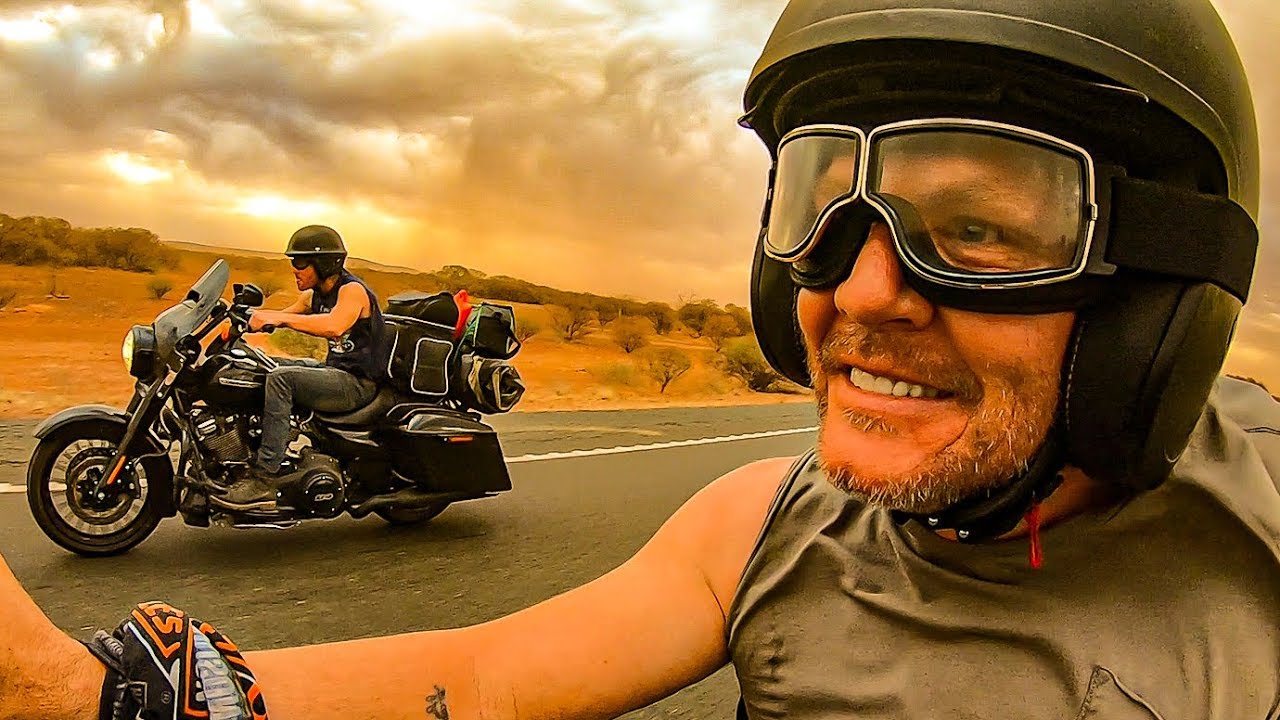 DESERT STORM ON A HARLEY DAVIDSON