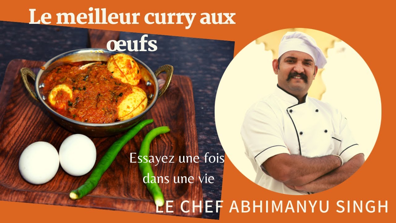 Curry aux oeufs 🥚| en français | curry indienne aux œufs with eng subtitles | Curry très simple 🍳😋
