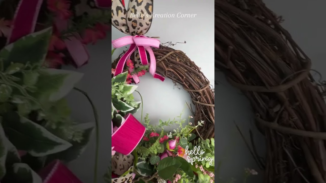 spring wreath. 