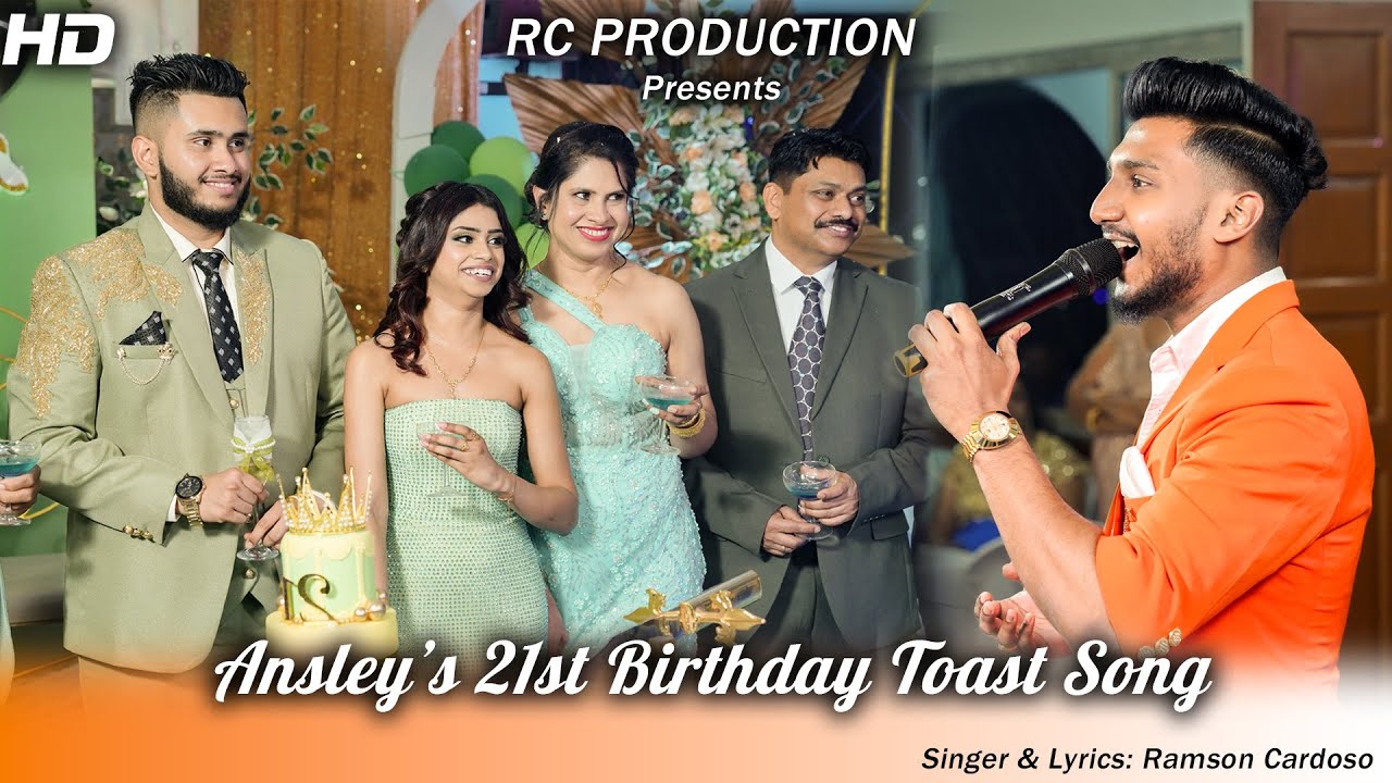 New Konkani Toast Song 2025 | Ansley’s 21st Birthday | By Ramson Cardoso