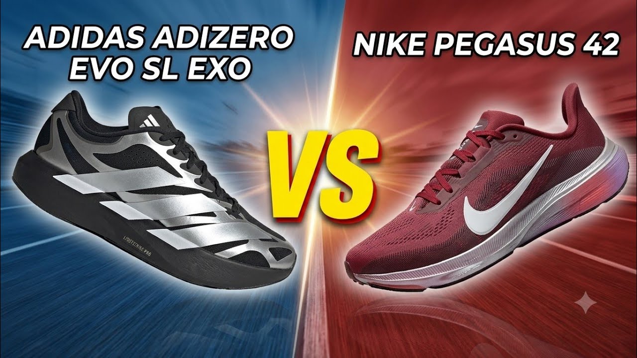 🔥 Adidas Adizero Evo SL EXO vs Nike Pegasus 42 👟 Which Midsole Feels Softer?