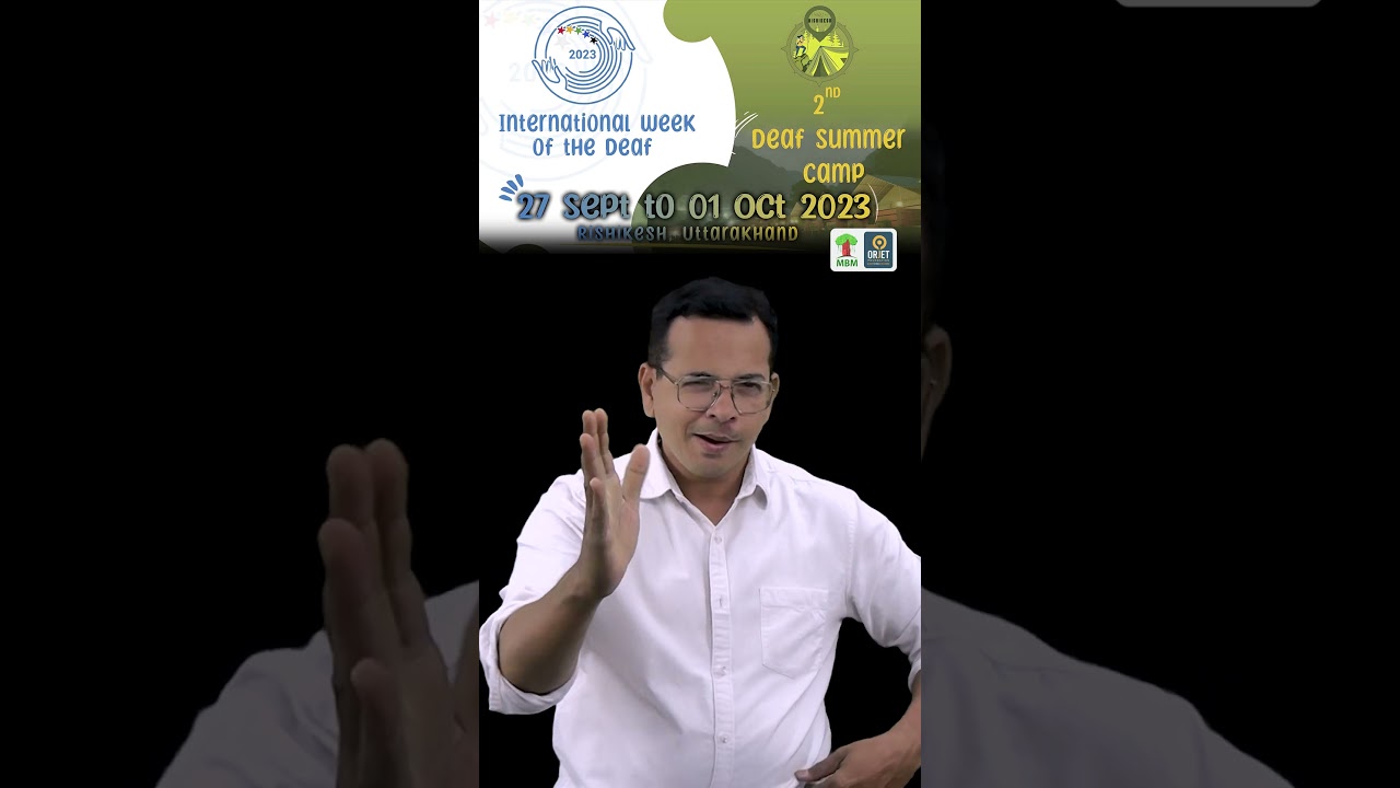 2nd Deaf summer camp - 27 sept to 1 oct 2023