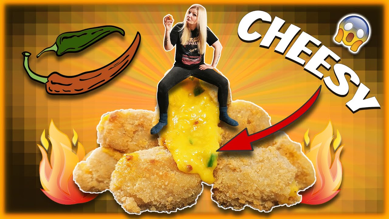 Wie du vegane Chili Cheese Nuggets zubereitest, die SÜCHTIG machen!