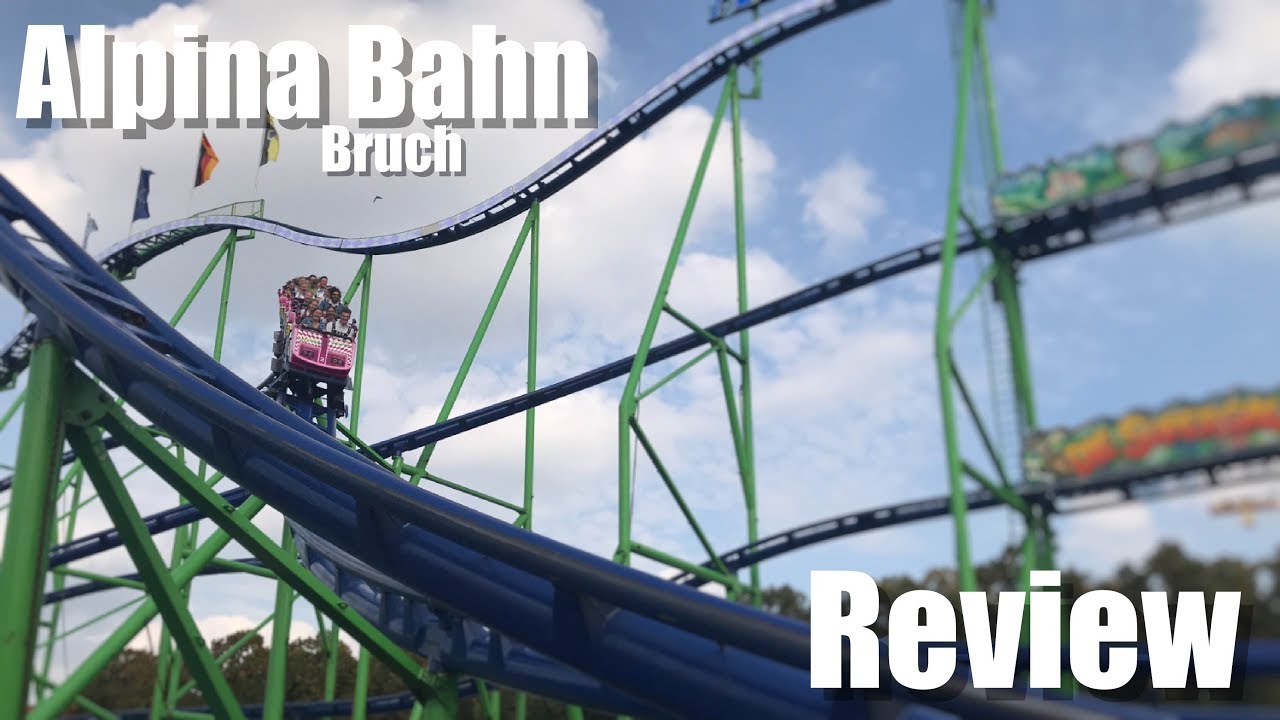 [Review] Alpina Bahn [Bruch] Größte transportable Achterbahn ohne Inversionen!