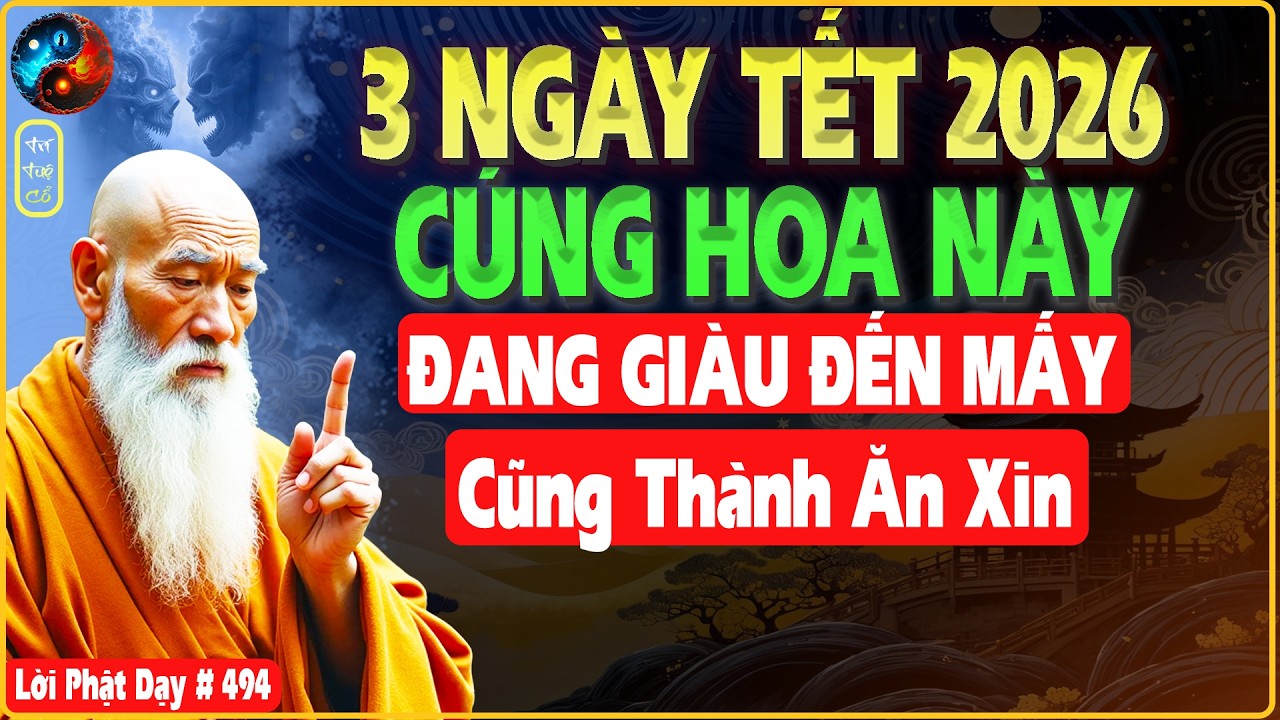 5 LOẠI HOA ĐẠI KỴ TÂM LINH KHÔNG ĐẶT LÊN BÀN THỜ TẾT BÍNH NGỌ 2026 KHIẾN HỌA VÀO NHÀ - TRÍ TUỆ CỔ
