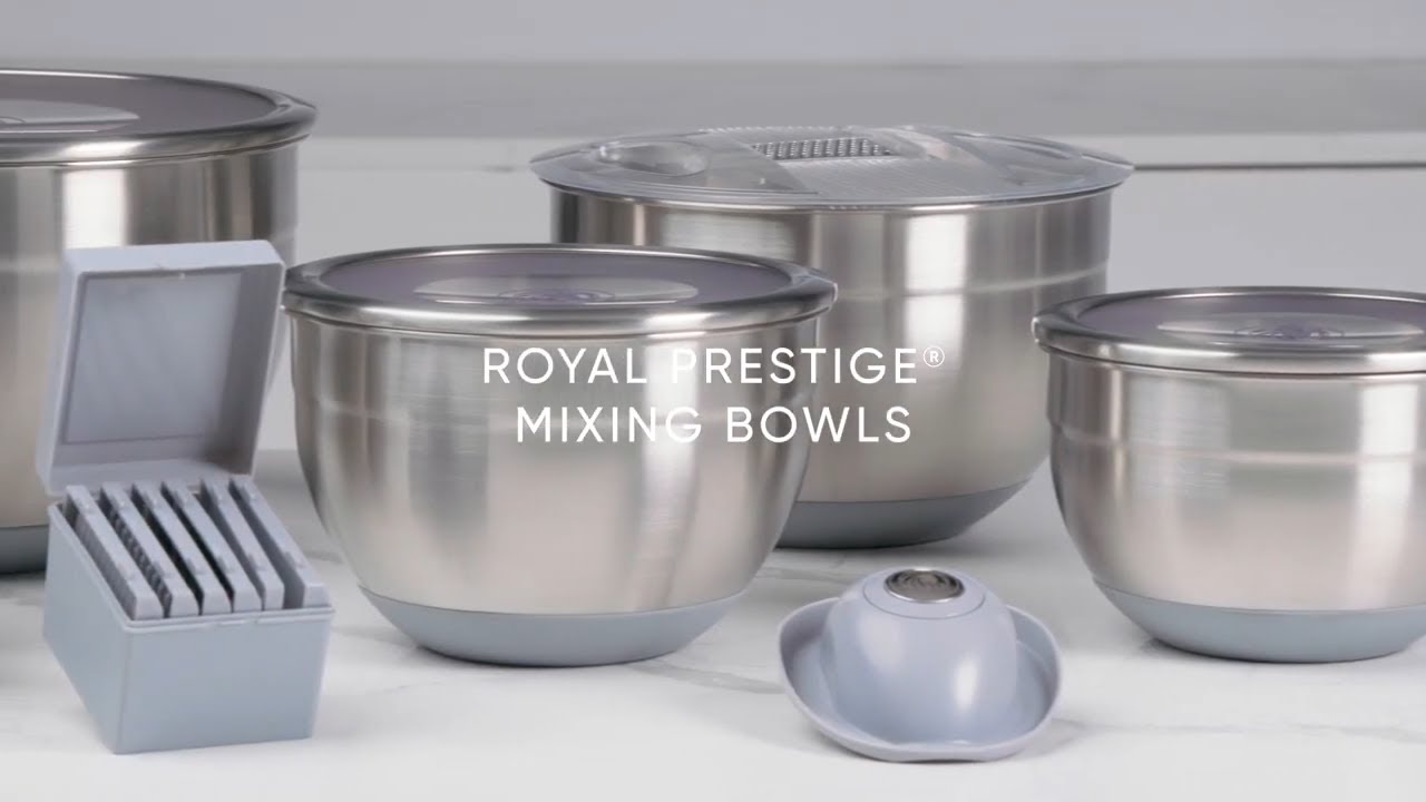Cómo Usar y Cuidar tu Royal Prestige® Mixing Bowls