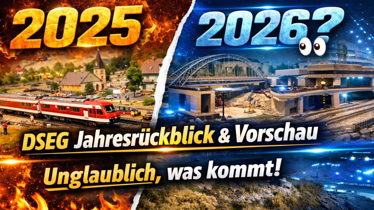 Das war 2025 bei DSEG! Modelleisenbahn Highlights & geheime Pläne für 2026