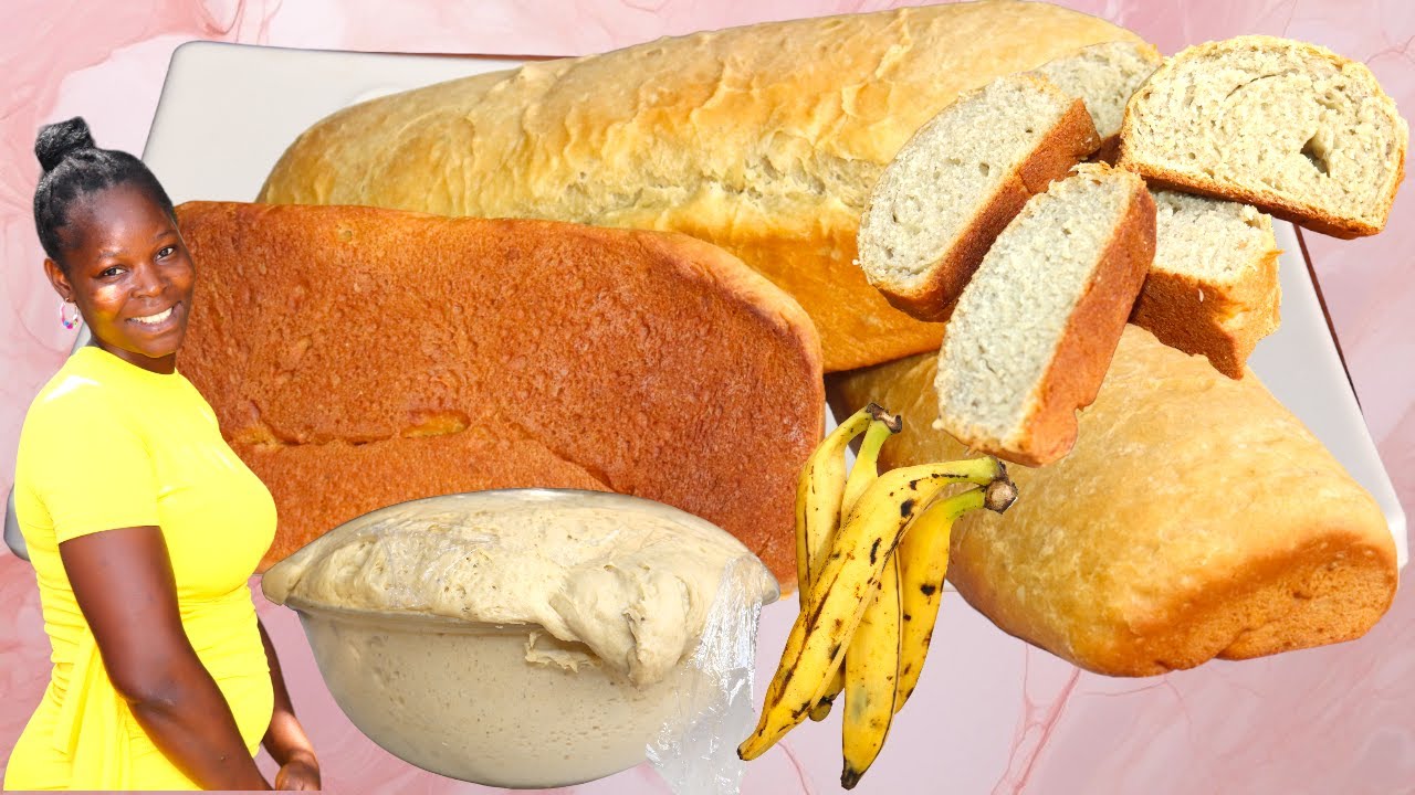 Cooking Recipe !! Simple, Easy & Delicious Home Made Plantain Bread !! / Best Bread Recipe...#baking