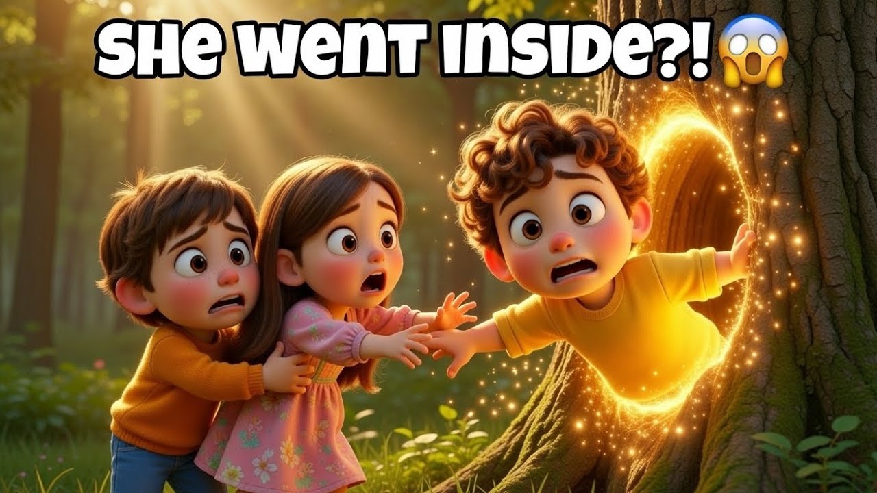 Hurrem DISAPPEARED in the Magic Tree 😱🌳 | Sisters Forest Adventure #shorts #viral #india #haseeb #ai