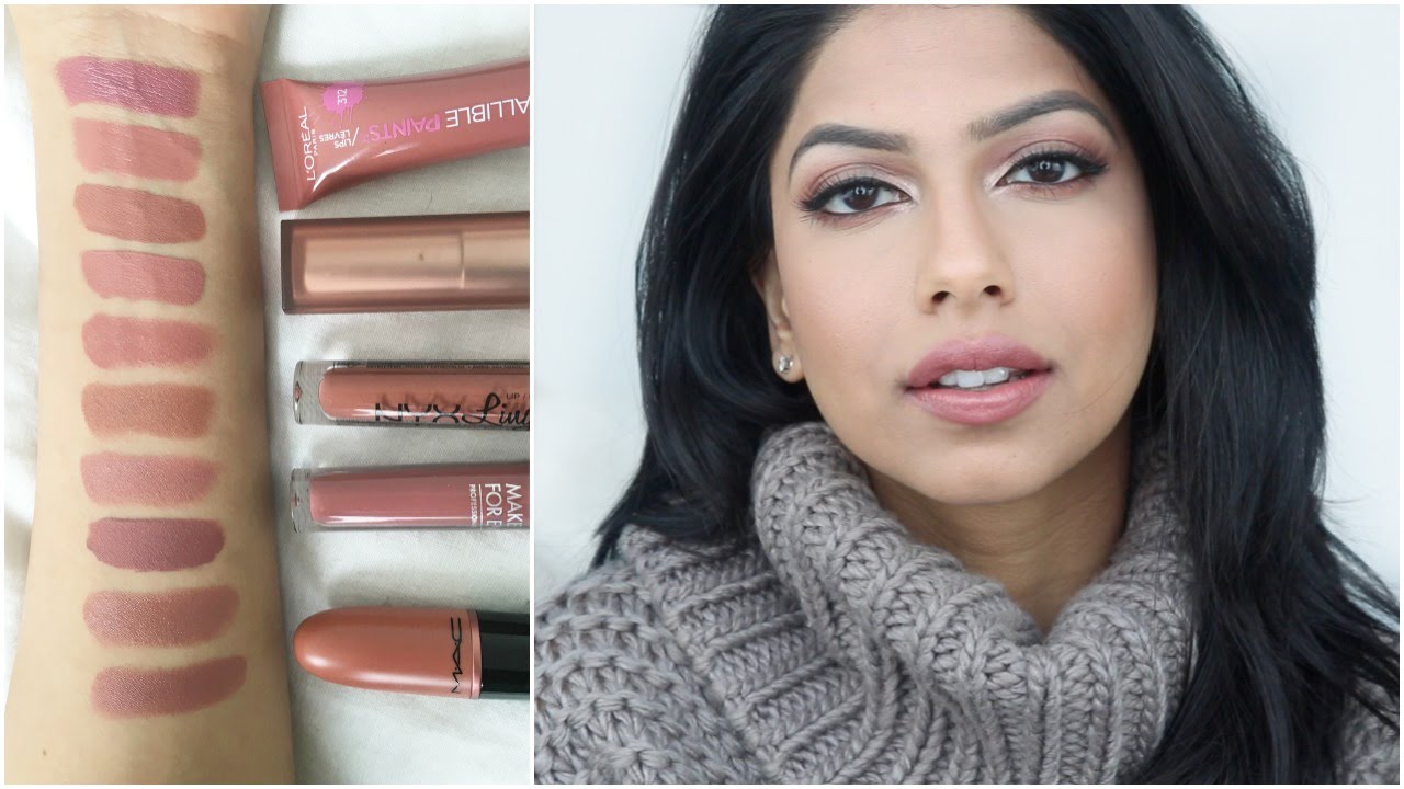 My Favorite Nude Lipsticks! Perfect For Medium/Tan Skin!