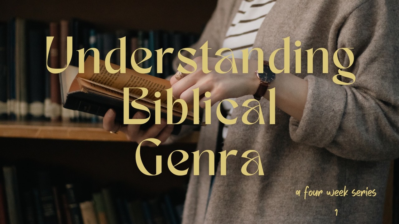 Approaching the Bible with confidence: A Guide to Its Literary Genres