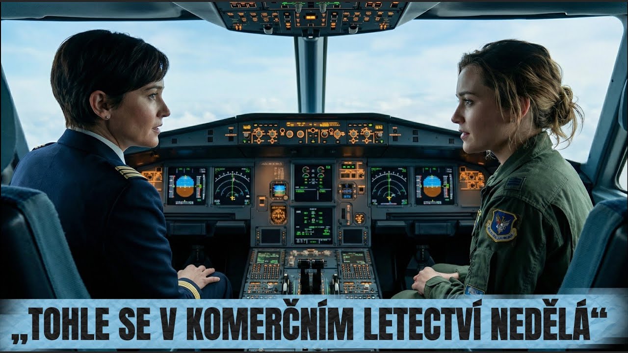 Komerční pilotka zachránila 236 cestujících — poté piloti F-16 odhalili její minulost u Top Gunu