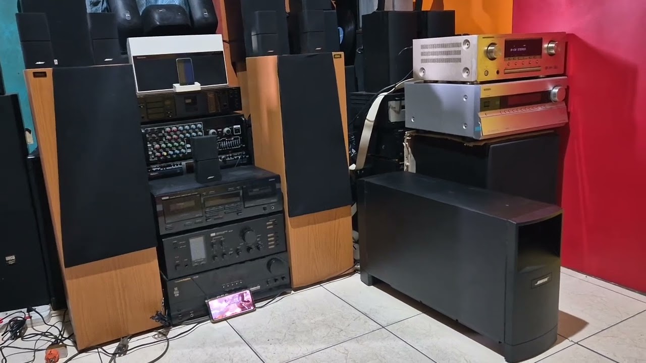 BOSE ACOUSTIMASS 15 + AVR MARANTZ SR4300 (5.1 CH STEREO MOVIE TES)