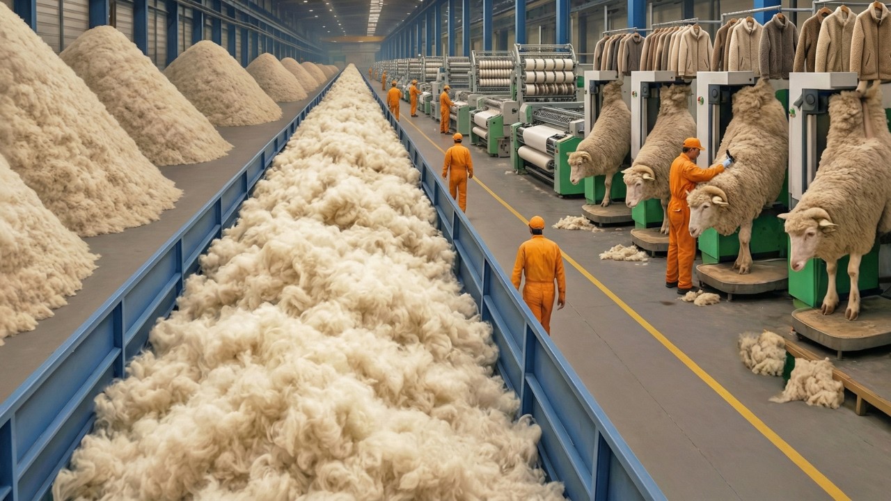 You're Obsessed With Your Jacket. But You've NEVER Seen How It's BORN. Alpaca Wool Factory Revealed.