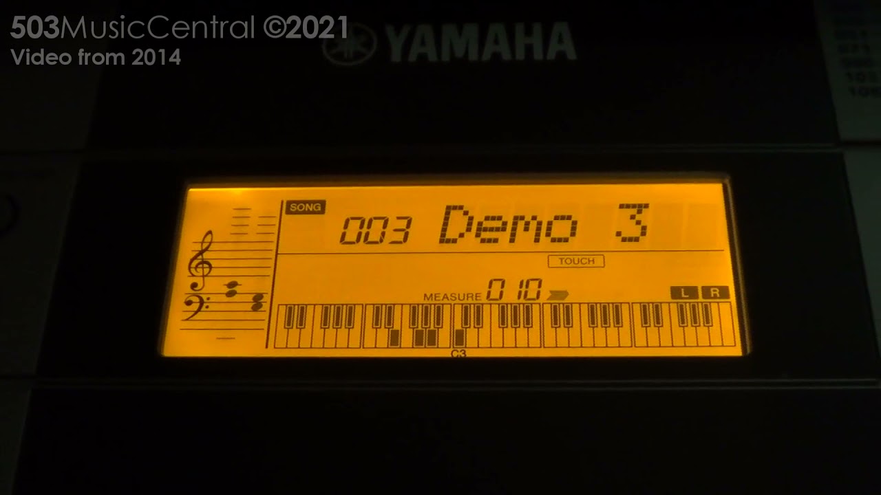 Yamaha YPT-330: Demo 3 (Jessica)