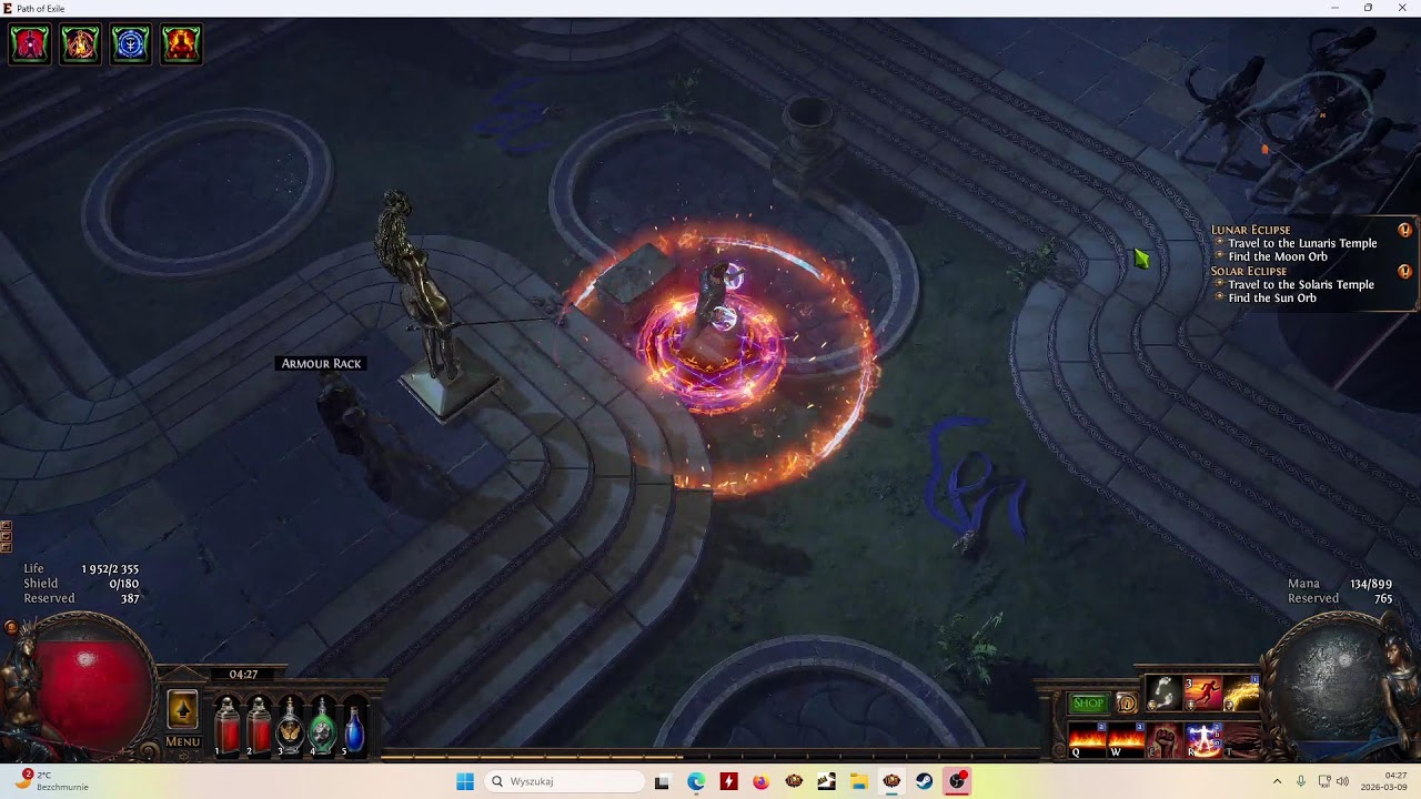 POE 3.28 Mirage|Templar RF potem zmiana na delve build