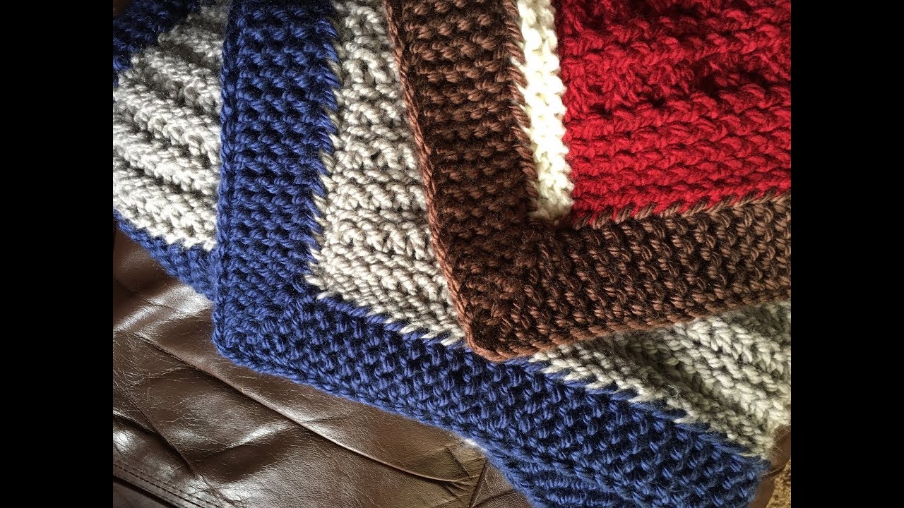 Adding a Garter Ridge Edge to a Blanket with a Knitting Loom