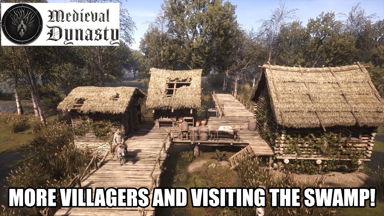 Medieval Dynasty Gameplay | More Villagers and Visiting The Swamp! | Ep 17