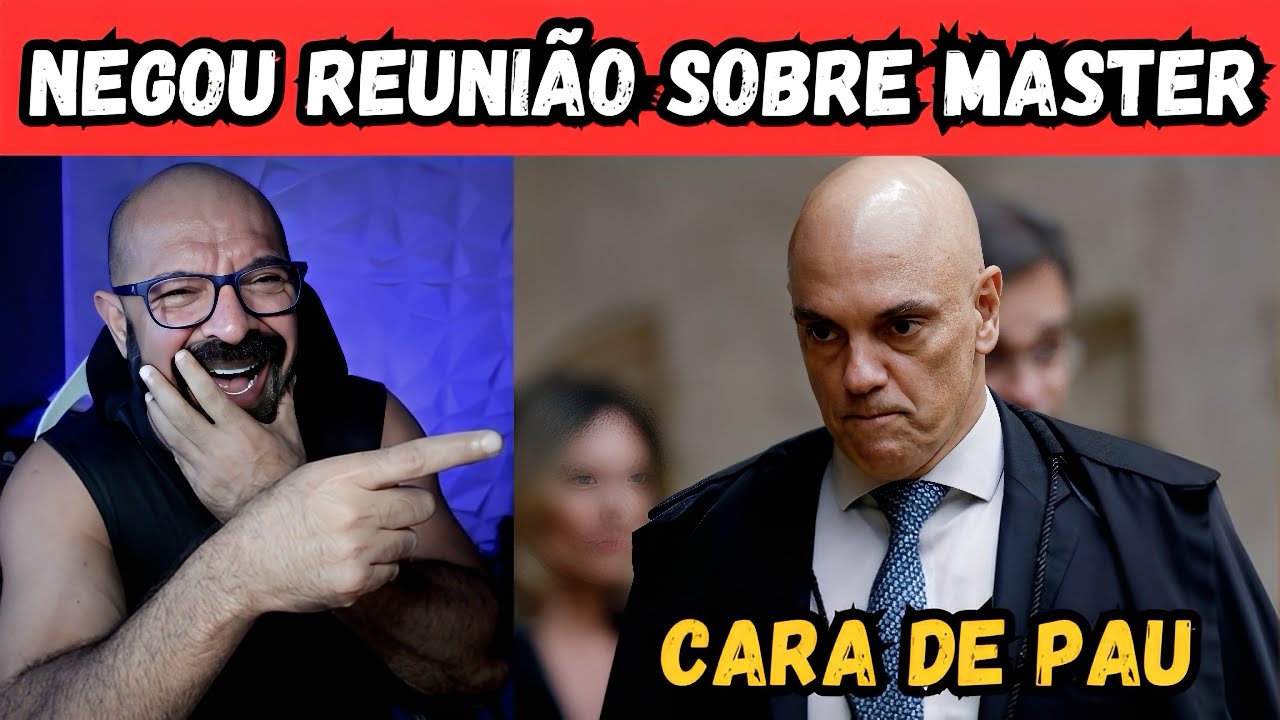 Moraes nega ter falado sobre banco Master em reunião.