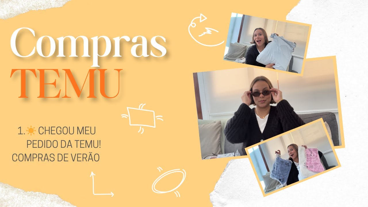 Minhas COMPRAS da TEMU de VERÃO ☀️💅 Tudo baratinho!