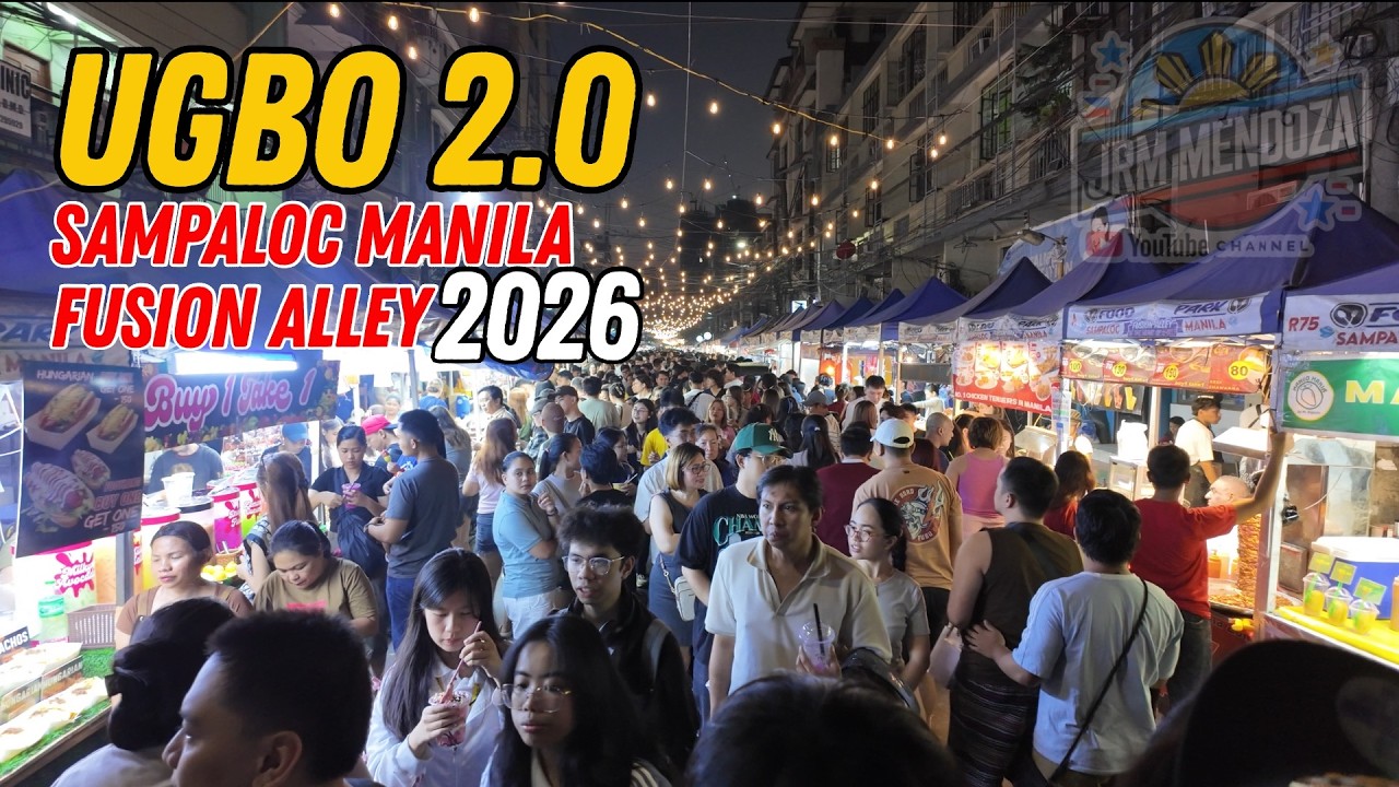 [4K] NEW UGBO 2.0 IN SAMPALOC MANILA | Trending Street Food Tour 2026 Philippines Street Food Tour!