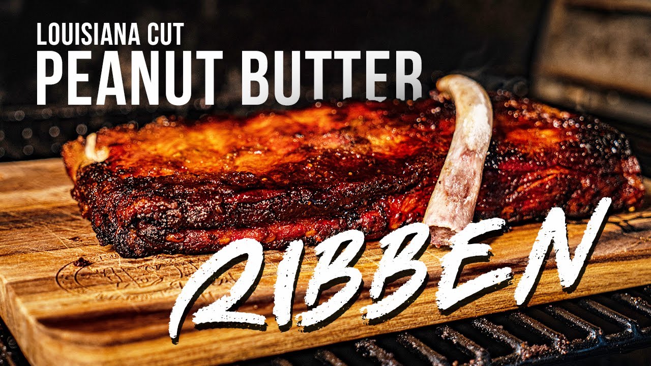 LOUISIANA STYLE RIBBEN – met PEANUT BUTTER glaze | RAUW