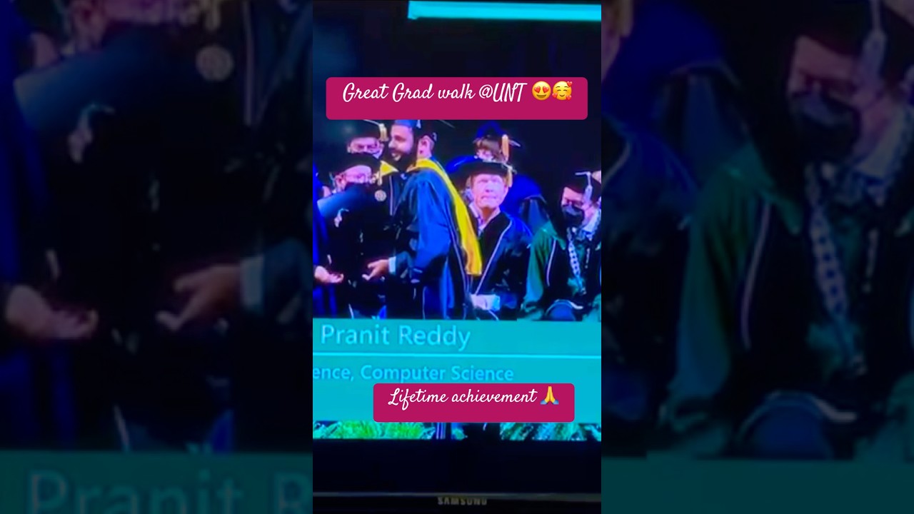 Grand grad walk @UNT DALLAS  
