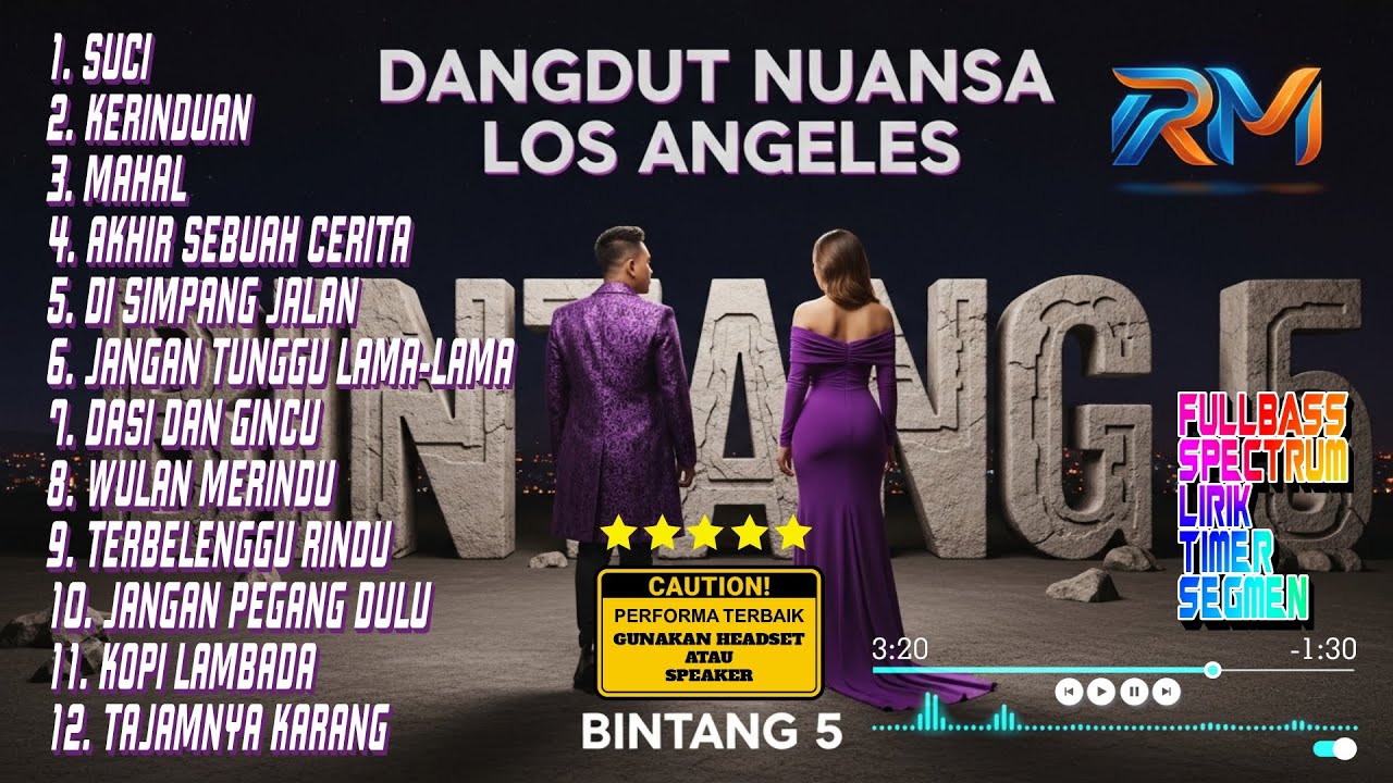 DANGDUT RASA AMERIKA! 🇺🇸 Nuansa Los Angeles Bintang 5 ⭐ Full Bass (Wajib Headset)