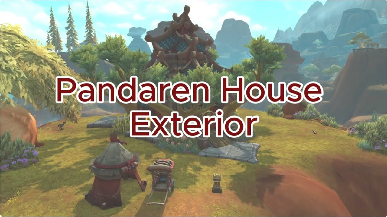 Pandaren Mage's Sanctuary (Exterior): World of Warcraft Player House Tour