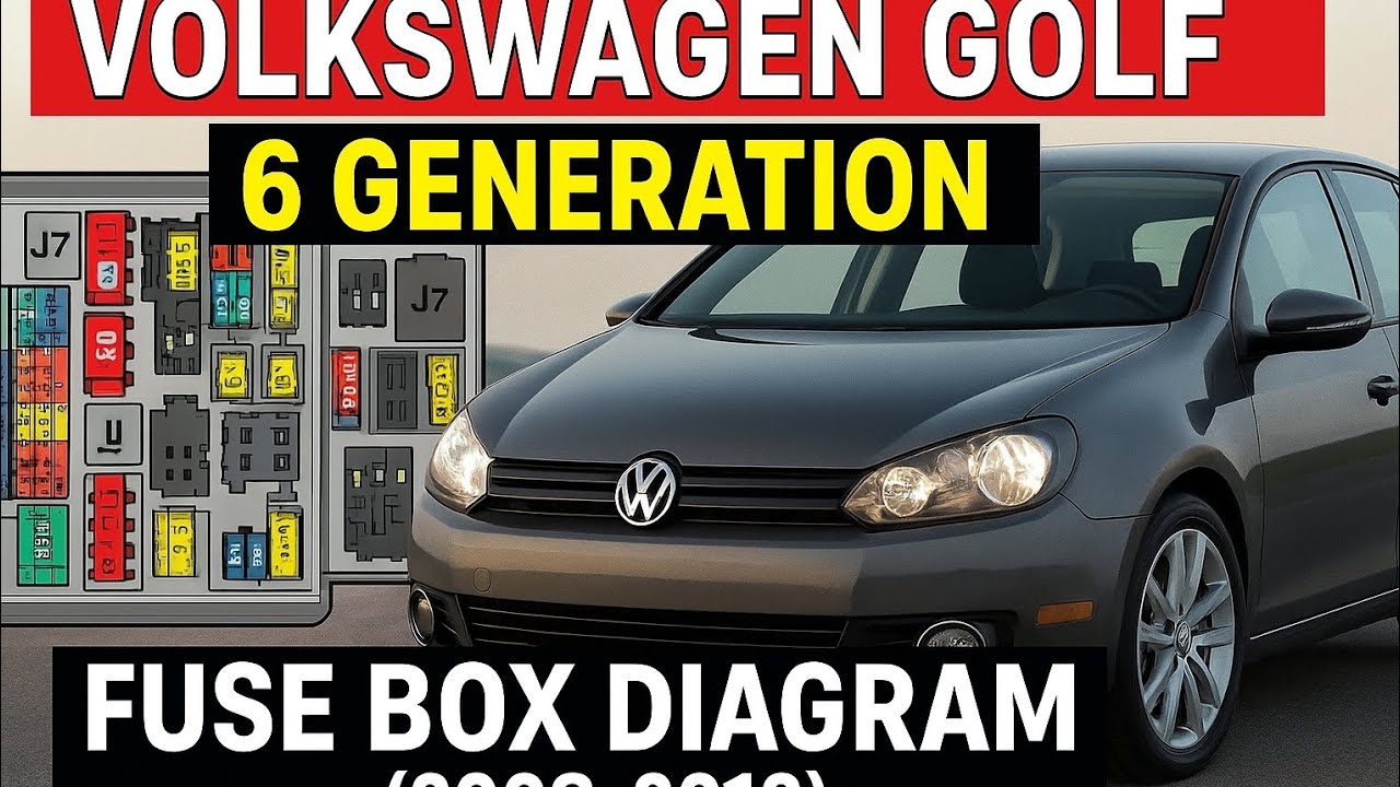 Volkswagen Golf 6 Fuse Box Diagram (2008-2013) | Complete Guide & Locations